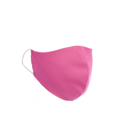 Profilowana maseczka bawełniana - fuksja