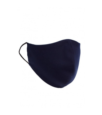 Profilowana maseczka bawełniana - granatowa