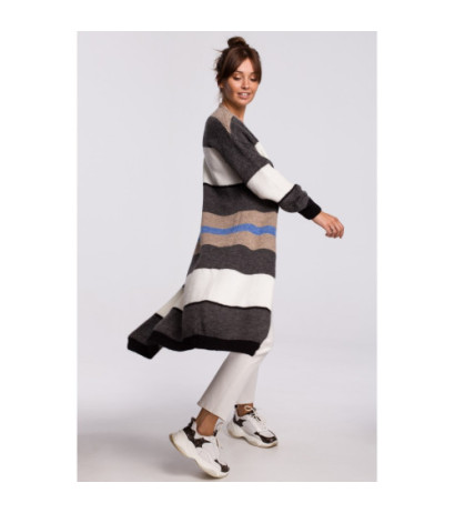 BK055 Kardigan w pasy - model 1