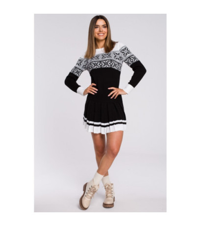 MXS01 Christmas sweater dress - black