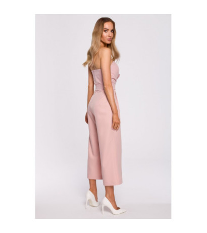 M571 Kombinezon Gorsetowy - pudrowy