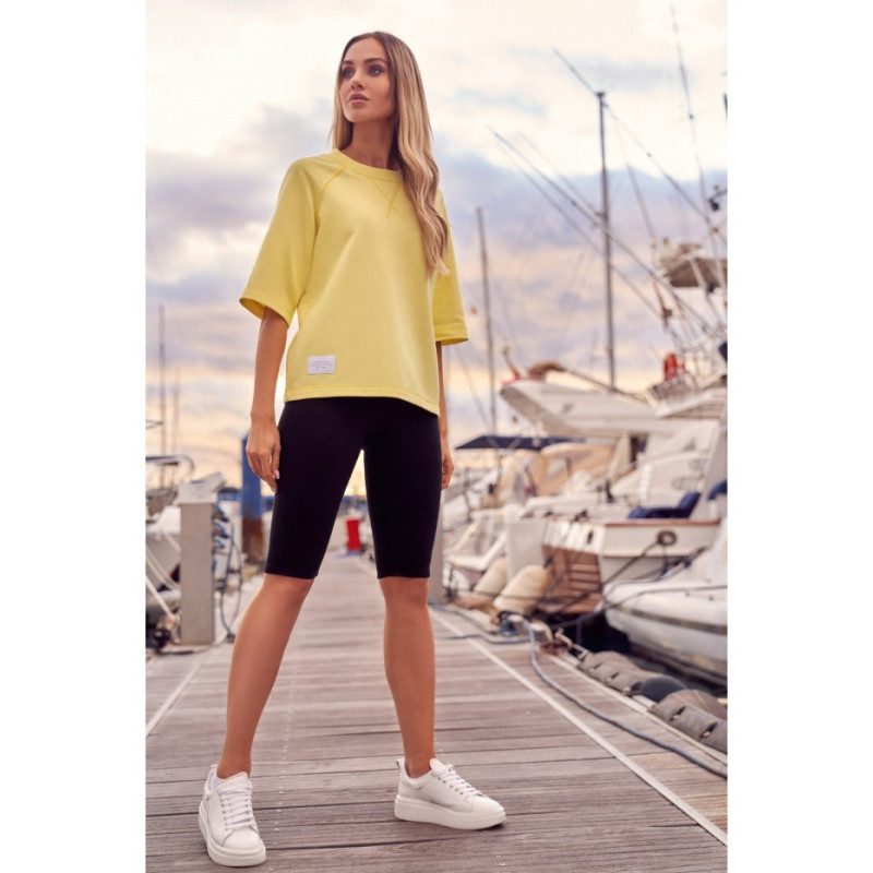 M593 Krótkie Legginsy Typu Kolarki - czarne