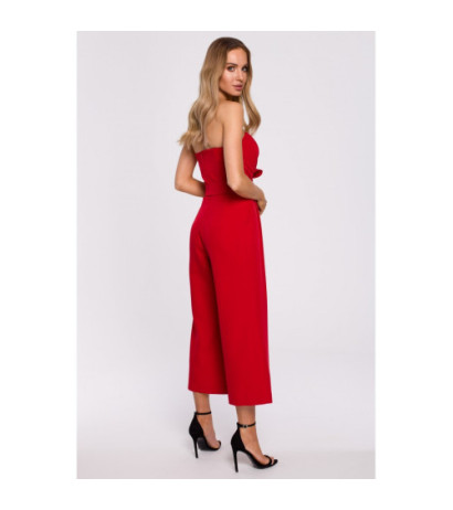 M571 Kombinezon Gorsetowy - czerwony