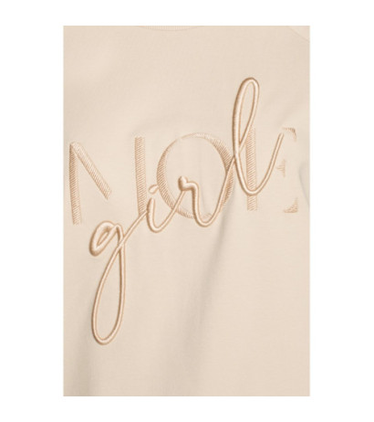 M693 Bluza z haftem - piaskowa