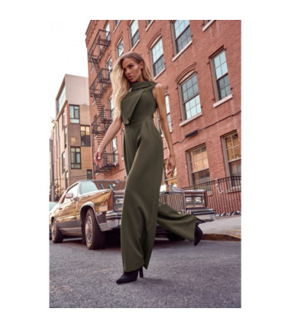 M702 Kombinezon bez rękawów z podwójnym przodem - khaki