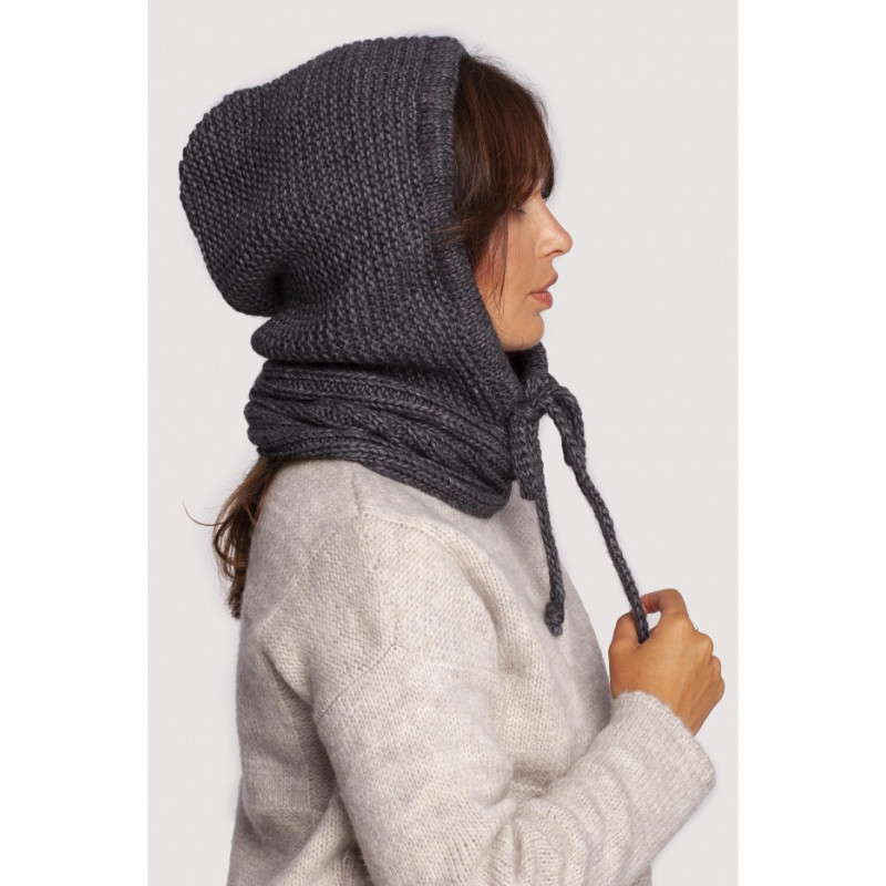 BK095 Kominiarka z trokami - grafitowa