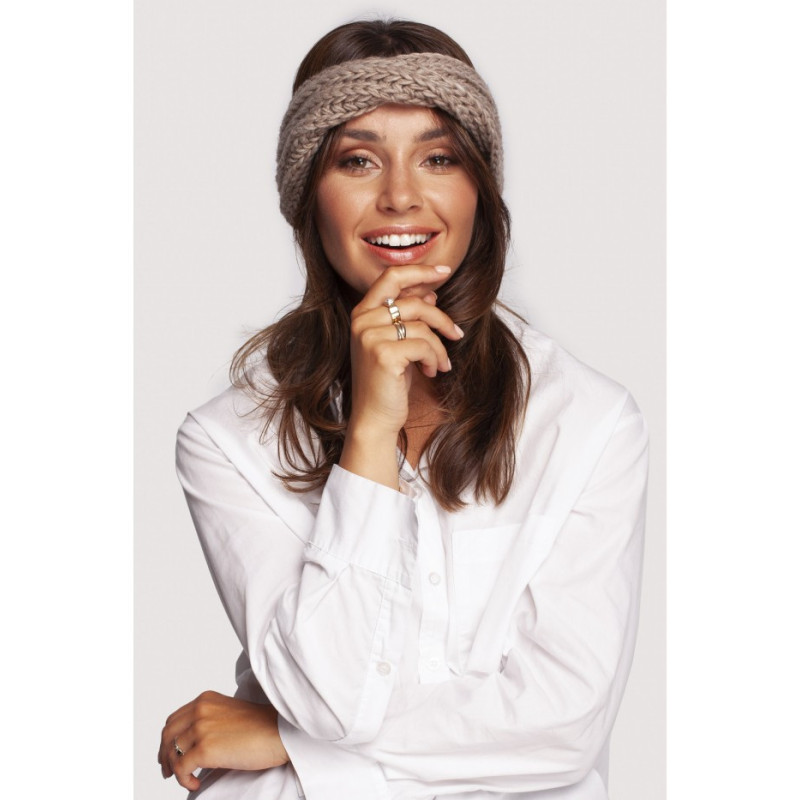 BK096 Opaska na głowę - beżowa