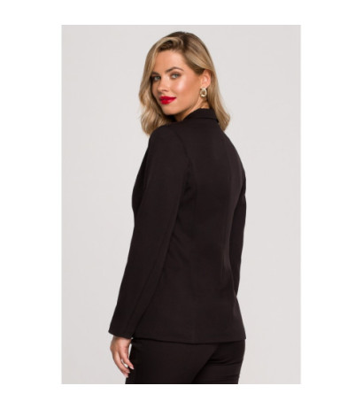 K141 Żakiet z ozdobnymi guzikami - czarny