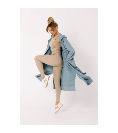 M729 Bluza długa jak parka - agawa