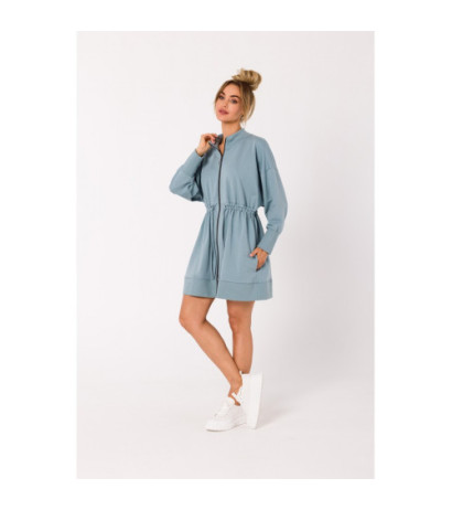 M733 Sukienka na zamek z wycięciami na plecach - agawa