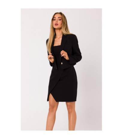 M745 Krótka marynarka - czarna