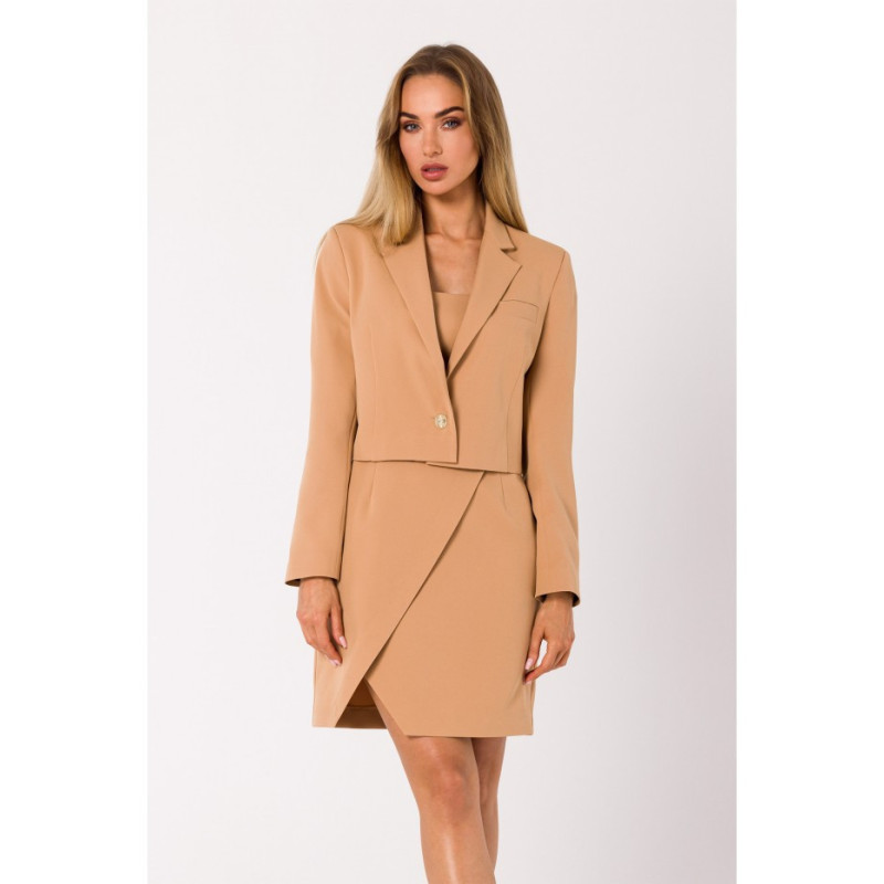 M745 Krótka marynarka - karmelowa