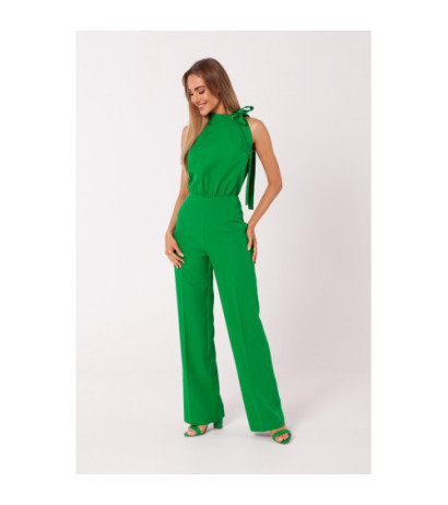 M746 Kombinezon halter neck - soczysta zieleń