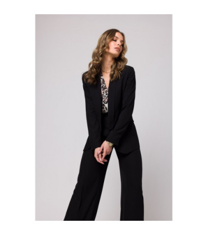 S330 Marynarka bez zapięcia - czarna