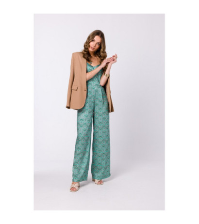 S334 Kombinezon na cienkich ramiączkach z nadrukiem - model 1