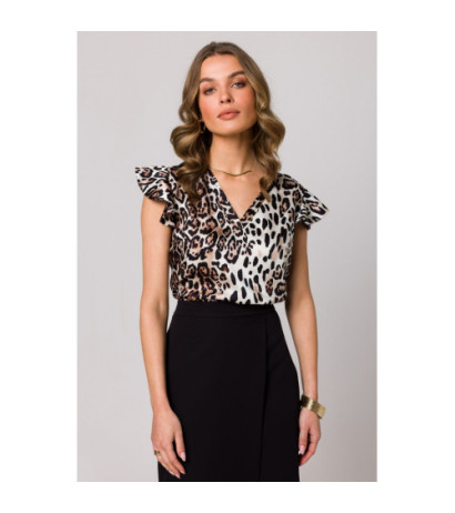 S344 Bluzka z falbankami - model 2