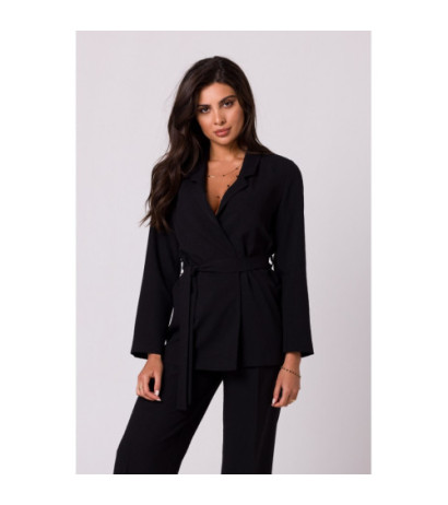 B253 Marynarka wiązana - czarna