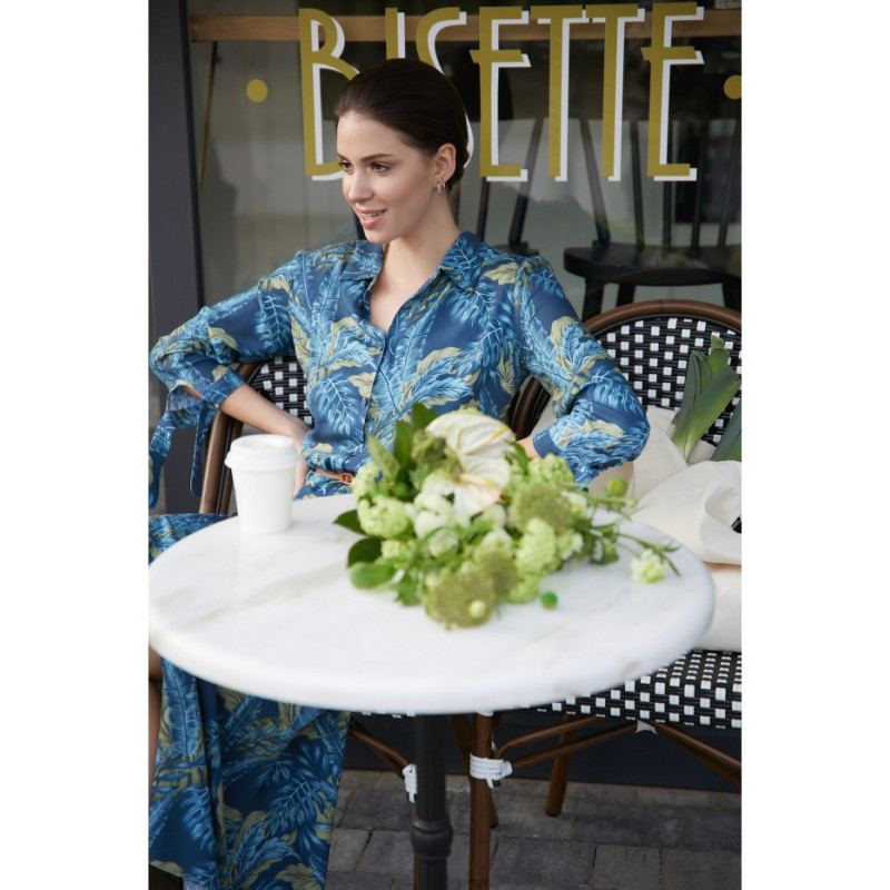 B259 Sukienka rozpinana na przodzie - model 2