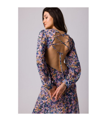 K165 Sukienka szyfonowa z odkrytymi plecami - model 2