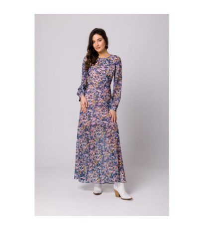 K165 Sukienka szyfonowa z odkrytymi plecami - model 2