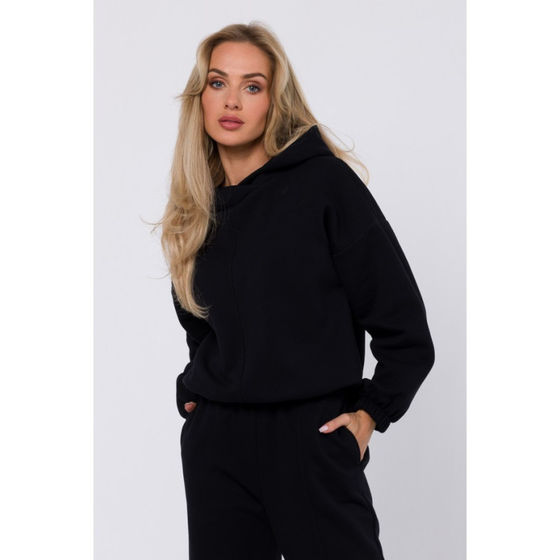 M759 Bluza z kapturem - czarna