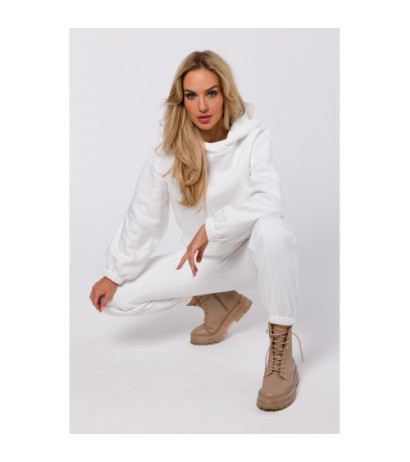 M759 Bluza z kapturem - ecru