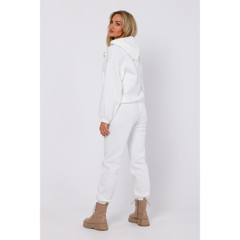 M759 Bluza z kapturem - ecru