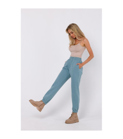 M760 Spodnie dresowe z przeszyciami na nogawkach - agawa