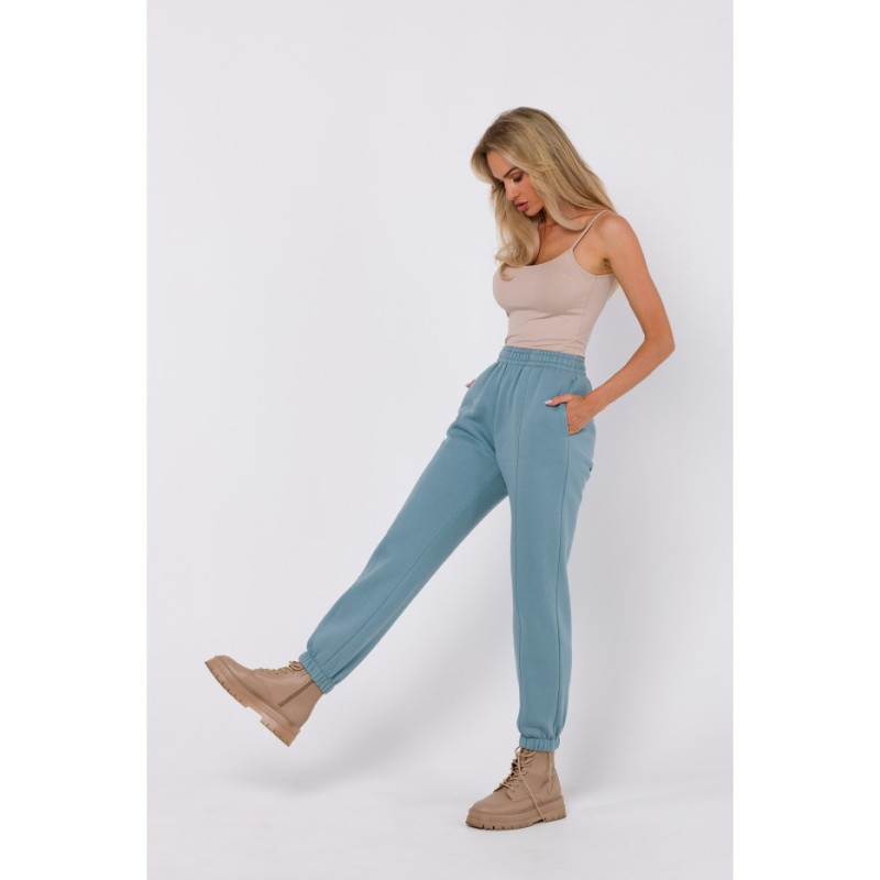 M760 Spodnie dresowe z przeszyciami na nogawkach - agawa