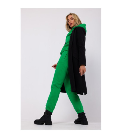 M760 Spodnie dresowe z przeszyciami na nogawkach - soczysta zieleń