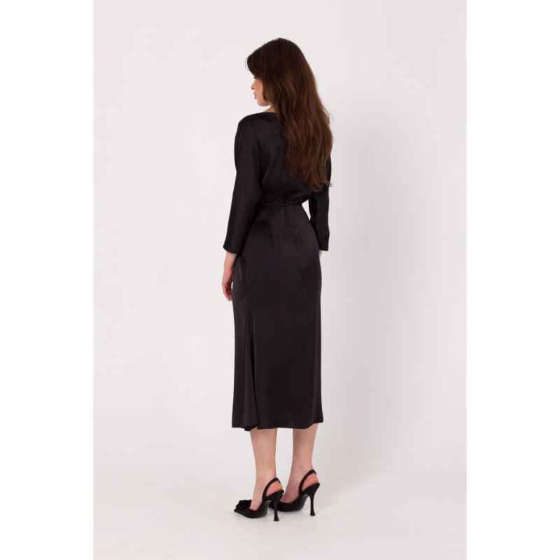 K177 Sukienka typu rybka - czarna