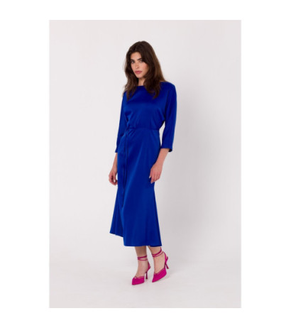 K177 Sukienka typu rybka - szafirowa