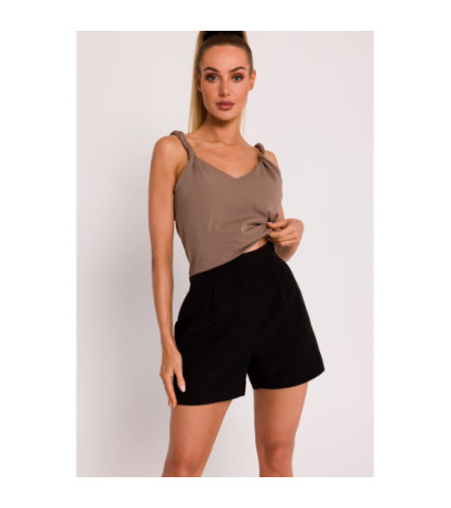 M775 Szorty z zakładkami - czarne