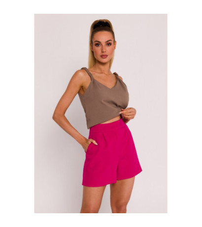 M775 Szorty z zakładkami - fuksja