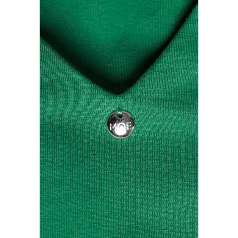 M792 Bluzka z głębokim dekoltem na plecach - soczysty zielony