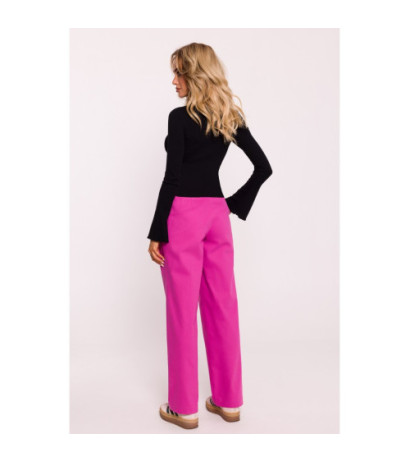 M806 Bluzka z długimi poszerzonymi rękawami - czarna