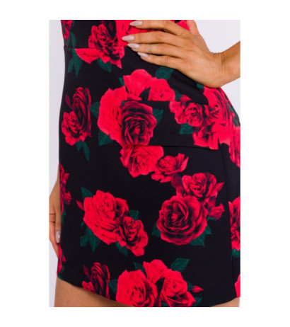 M795 Mini sukienka gorsetowa we wzór - model 1