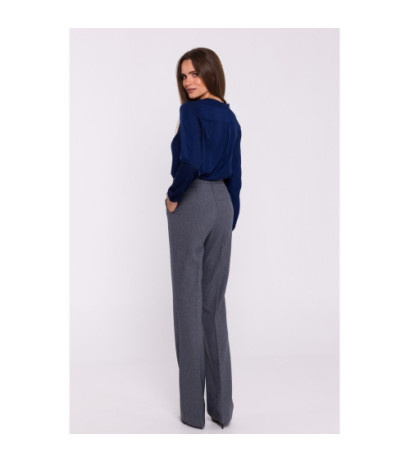 S375 Bluzka z długimi rękawami - granatowa