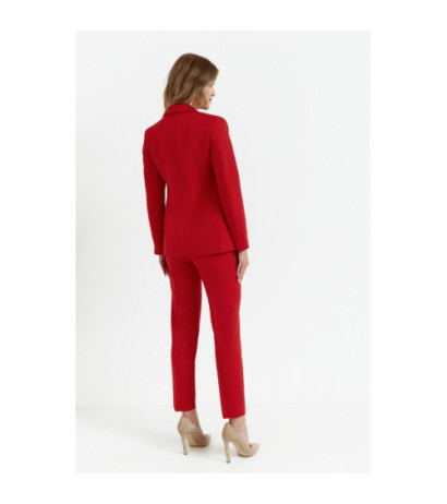 K141 Żakiet z ozdobnymi guzikami - czerwony