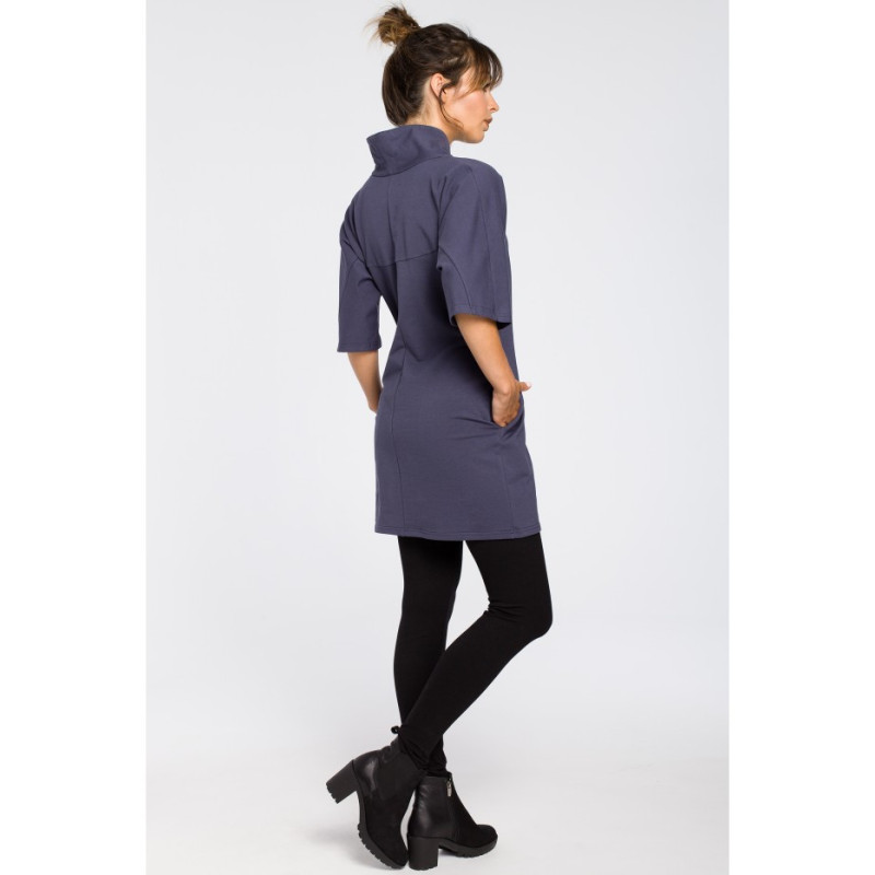 B043 Nowoczesna tunika kimono - niebieska