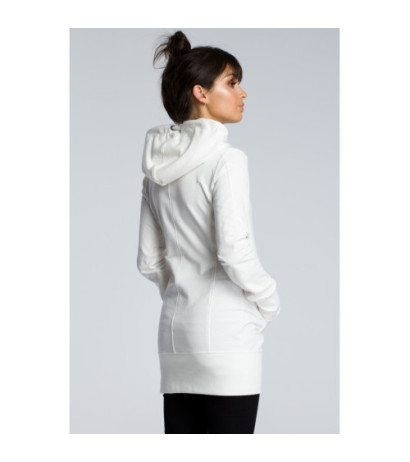 B072 Tunika z kapturem - ecru