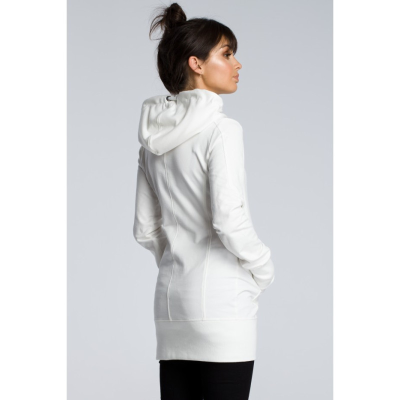 B072 Tunika z kapturem - ecru