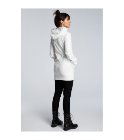 B072 Tunika z kapturem - ecru