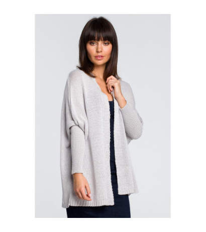BK027 Kardigan typu oversize - szary