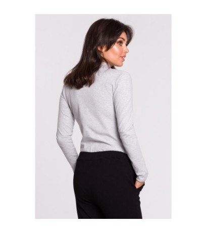 B129 Golf z haftem - szary