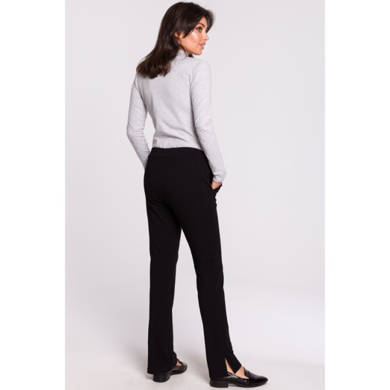 B129 Golf z haftem - szary