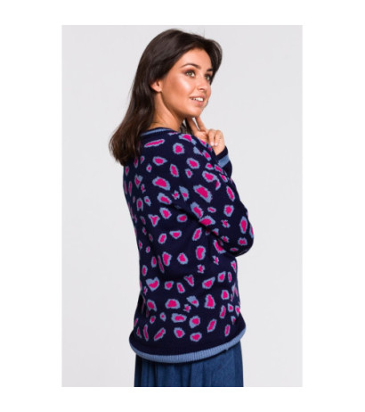 BK029 Sweter w lamparcie cętki - model 1