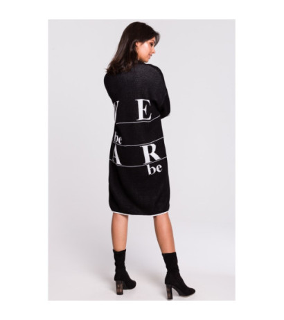 BK040 Kardigan z napisami - model 3