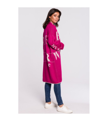 BK040 Kardigan z napisami - model 4