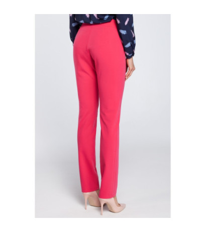 M303 Eleganckie spodnie cygaretki - różowe